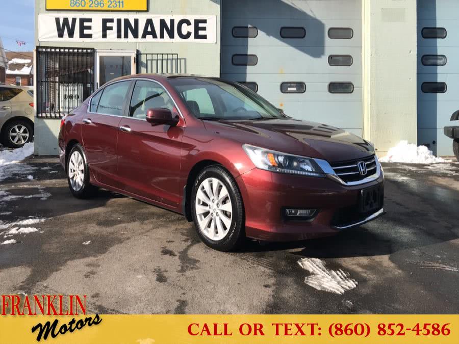 2013 Honda Accord Sdn 4dr I4 CVT EX, available for sale in Hartford, Connecticut | Franklin Motors Auto Sales LLC. Hartford, Connecticut