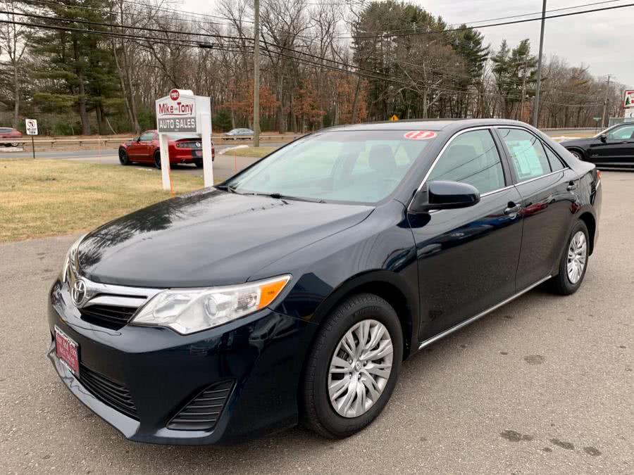 2013 Toyota Camry 4dr Sdn I4 Auto L (Natl), available for sale in South Windsor, Connecticut | Mike And Tony Auto Sales, Inc. South Windsor, Connecticut