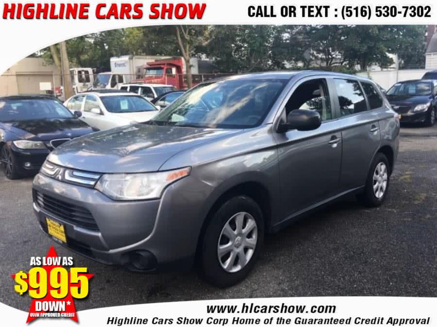 2014 Mitsubishi Outlander 2WD 4dr ES, available for sale in West Hempstead, New York | Highline Cars Show Corp. West Hempstead, New York