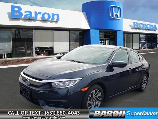 2018 Honda Civic Sedan EX, available for sale in Patchogue, New York | Baron Supercenter. Patchogue, New York