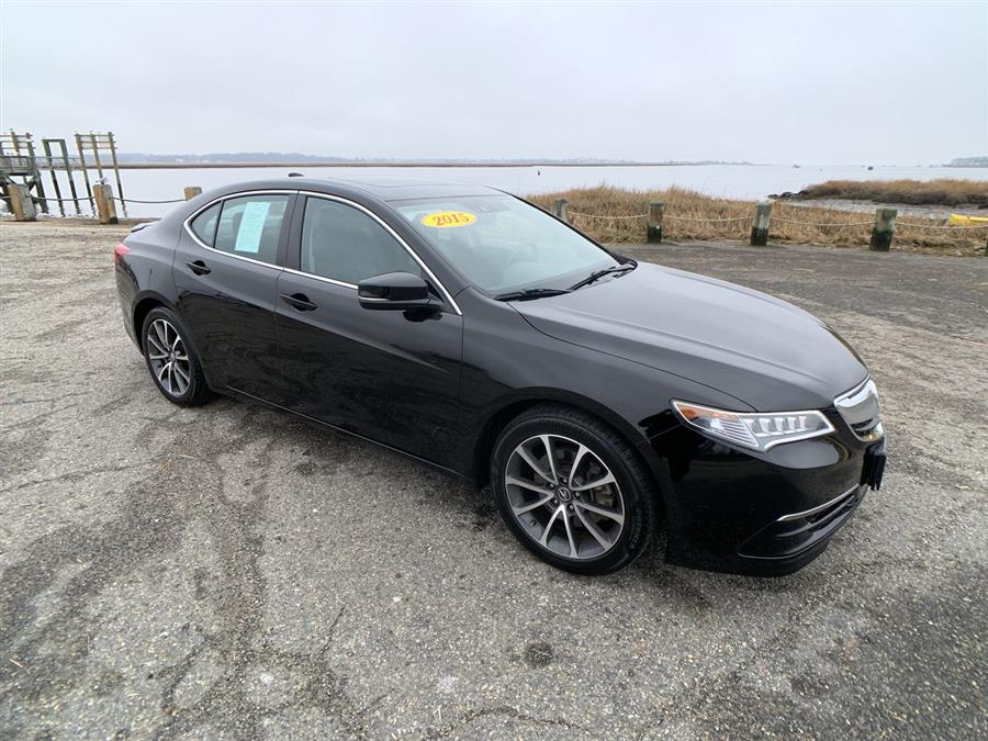 2015 Acura TLX 4dr Sdn FWD V6 Tech, available for sale in Stratford, Connecticut | Wiz Leasing Inc. Stratford, Connecticut