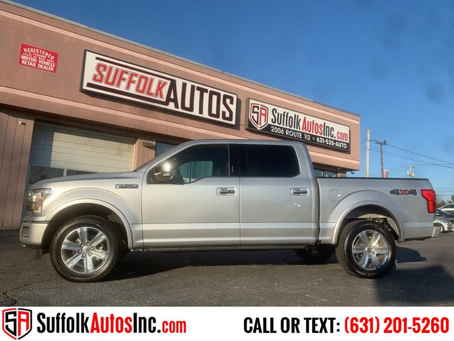 2019 Ford F-150 Platinum 4WD SuperCrew 5.5'' Box, available for sale in Medford, New York | Suffolk Autos Inc. Medford, New York