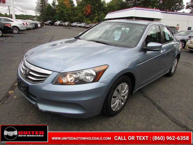 2012 Honda Accord Sdn 4dr I4 Auto LX, available for sale in East Windsor, Connecticut | United Auto Sales of E Windsor, Inc. East Windsor, Connecticut