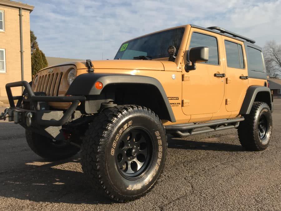 2014 Jeep Wrangler Unlimited 4WD 4dr Sport, available for sale in Hartford, Connecticut | Lex Autos LLC. Hartford, Connecticut