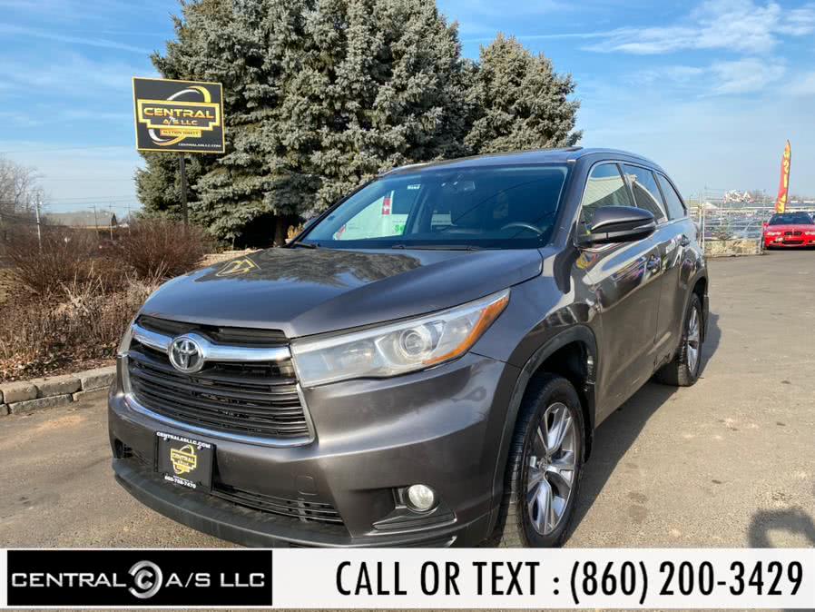 2015 Toyota Highlander AWD 4dr V6 XLE (Natl), available for sale in East Windsor, Connecticut | Central A/S LLC. East Windsor, Connecticut