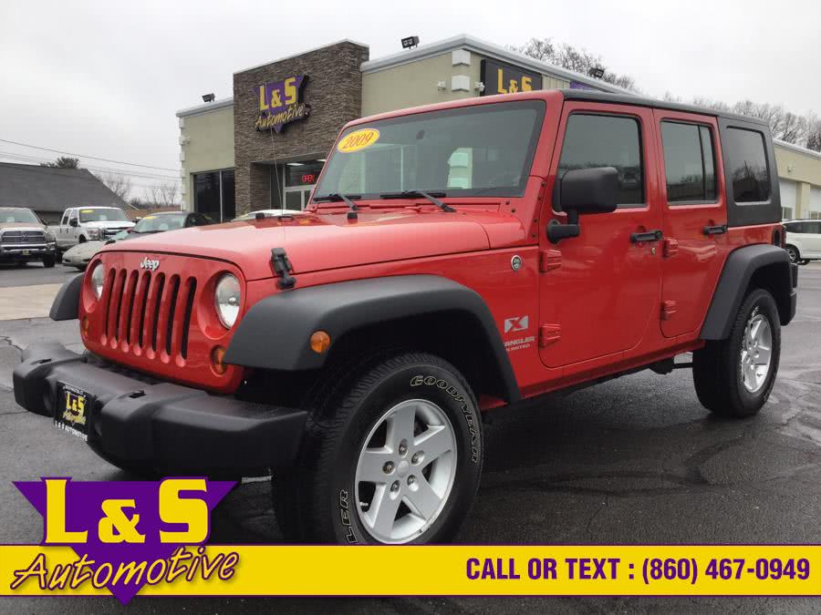 2009 Jeep Wrangler Unlimited 4WD 4dr X, available for sale in Plantsville, Connecticut | L&S Automotive LLC. Plantsville, Connecticut