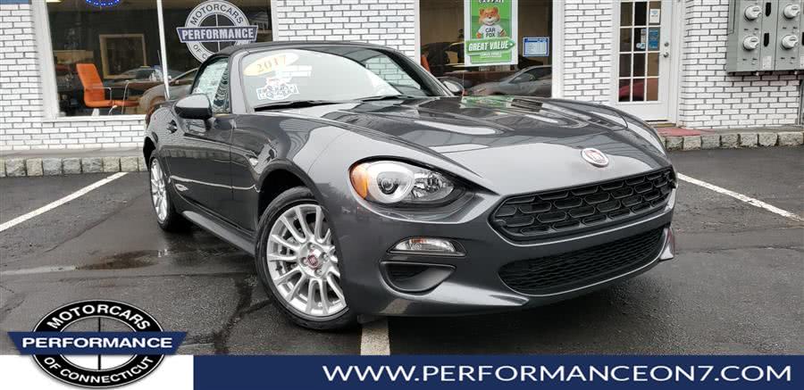 2017 FIAT 124 Spider Lusso Convertible, available for sale in Wilton, Connecticut | Performance Motor Cars Of Connecticut LLC. Wilton, Connecticut
