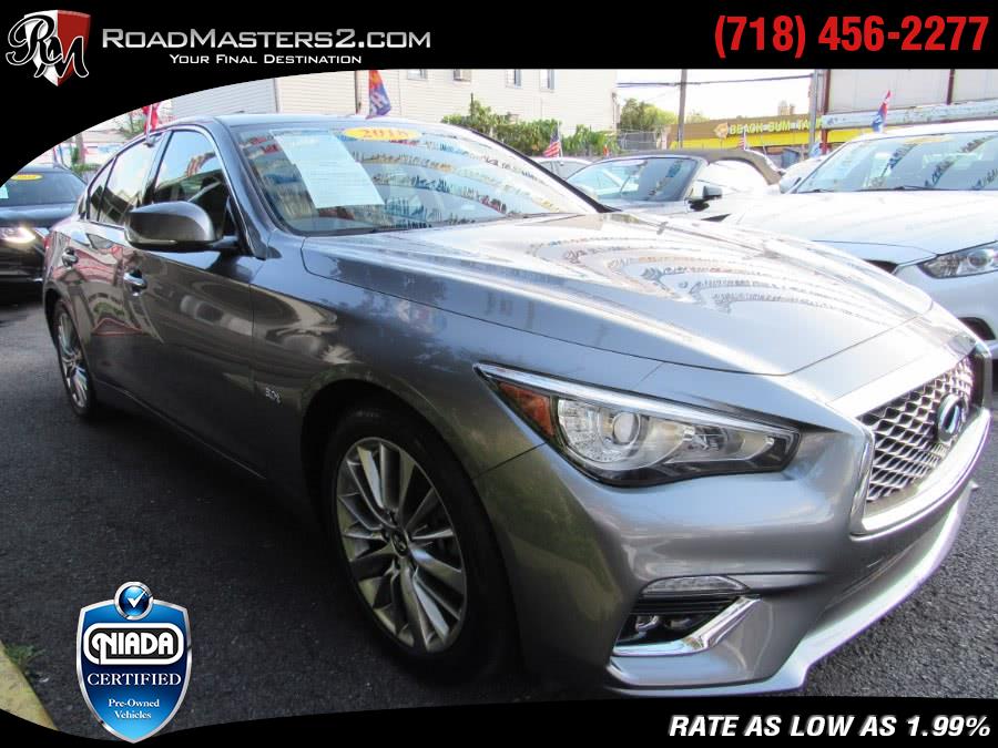2018 INFINITI Q50 3.0t Luxe, available for sale in Middle Village, New York | Road Masters II INC. Middle Village, New York 2018 INFINITI Q50 3.0t Luxe, available for sale in Middle Village, New York | Road Masters II INC. Middle Village, New York