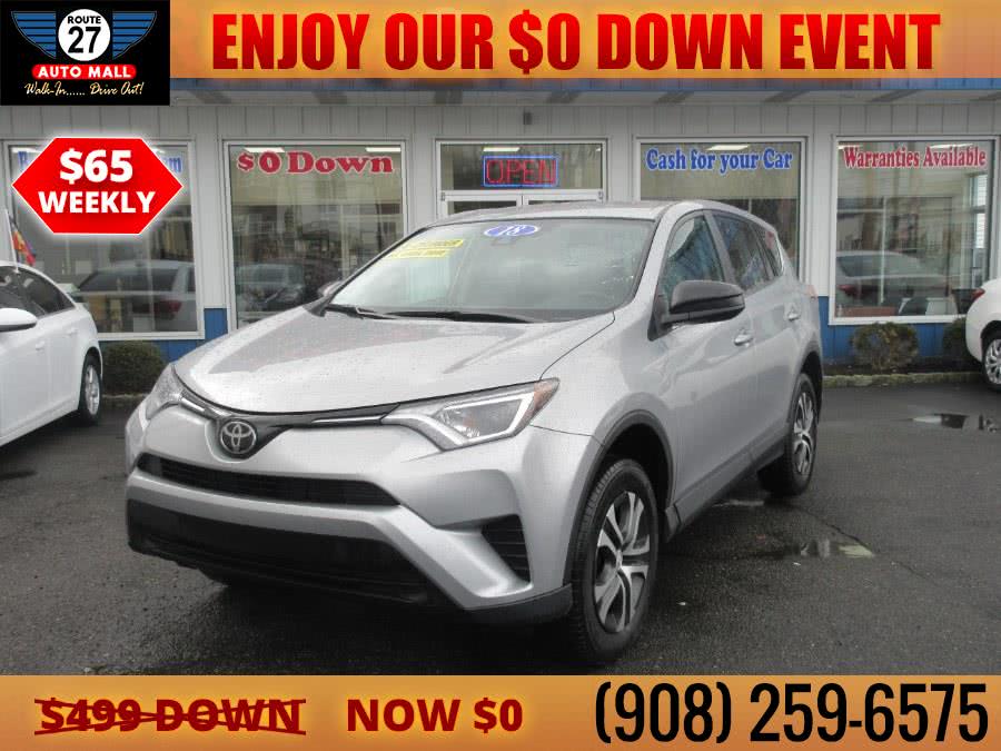 Used Toyota RAV4 LE FWD (Natl) 2018 | Route 27 Auto Mall. Linden, New Jersey Used Toyota RAV4 LE FWD (Natl) 2018 | Route 27 Auto Mall. Linden, New Jersey