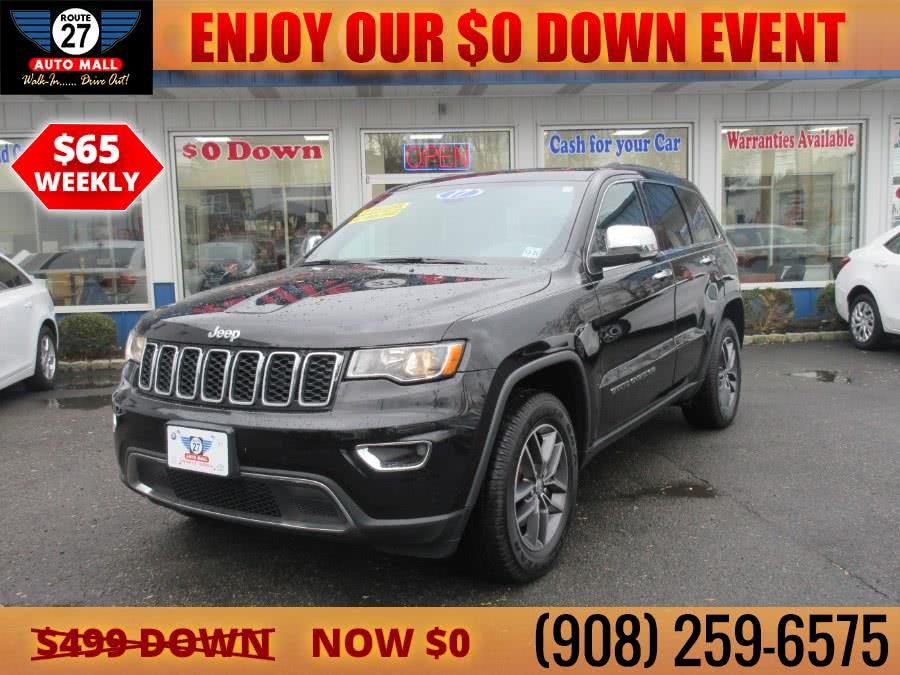 2017 Jeep Grand Cherokee Limited 4x4, available for sale in Linden, New Jersey | Route 27 Auto Mall. Linden, New Jersey