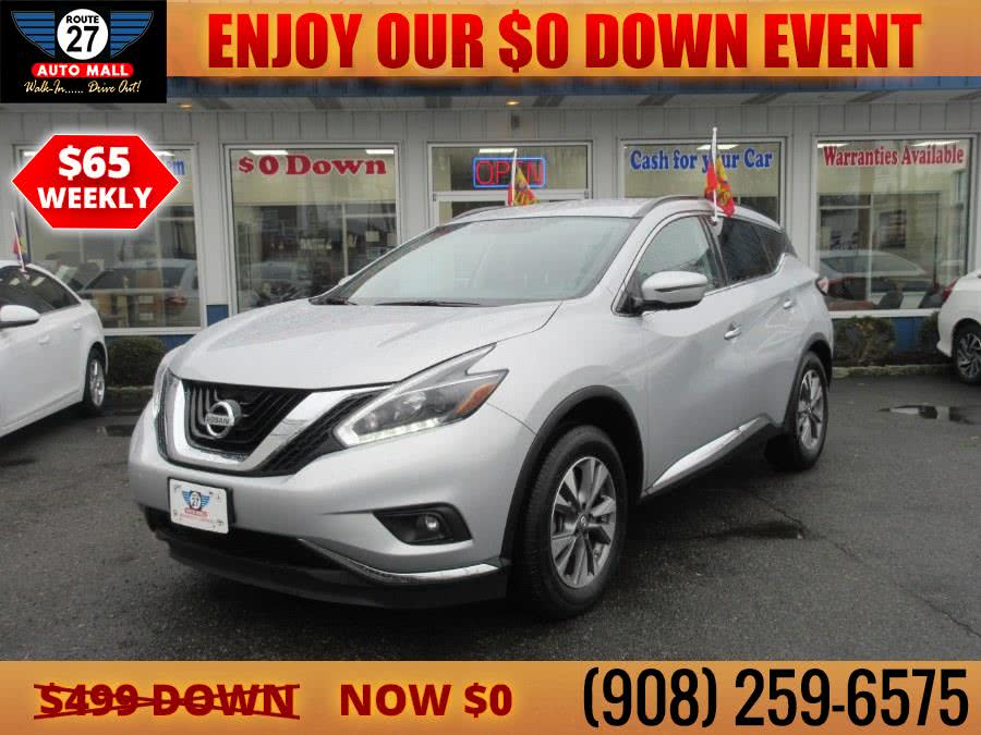 2018 Nissan Murano FWD SV, available for sale in Linden, New Jersey | Route 27 Auto Mall. Linden, New Jersey 2018 Nissan Murano FWD SV, available for sale in Linden, New Jersey | Route 27 Auto Mall. Linden, New Jersey