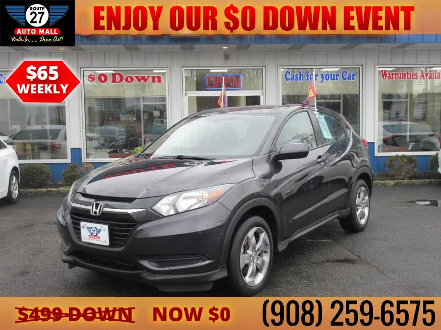 Used Honda HR-V LX AWD CVT 2018 | Route 27 Auto Mall. Linden, New Jersey Used Honda HR-V LX AWD CVT 2018 | Route 27 Auto Mall. Linden, New Jersey