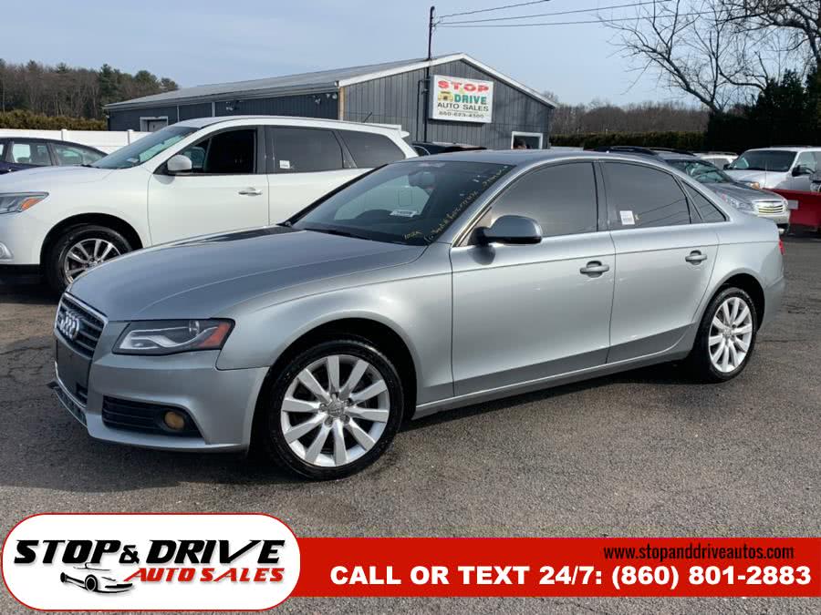 2011 Audi A4 4dr Sdn Auto quattro 2.0T Premium  Plus, available for sale in East Windsor, Connecticut | Stop & Drive Auto Sales. East Windsor, Connecticut