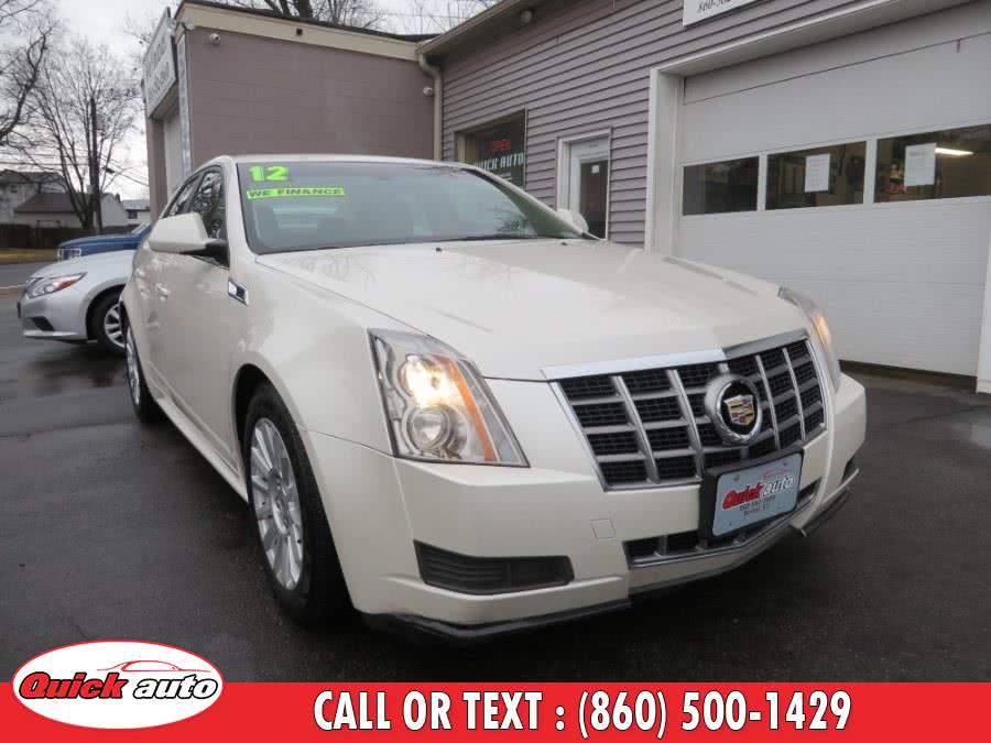 2012 Cadillac CTS Sedan 4dr Sdn 3.0L Luxury AWD, available for sale in Bristol, Connecticut | Quick Auto LLC. Bristol, Connecticut