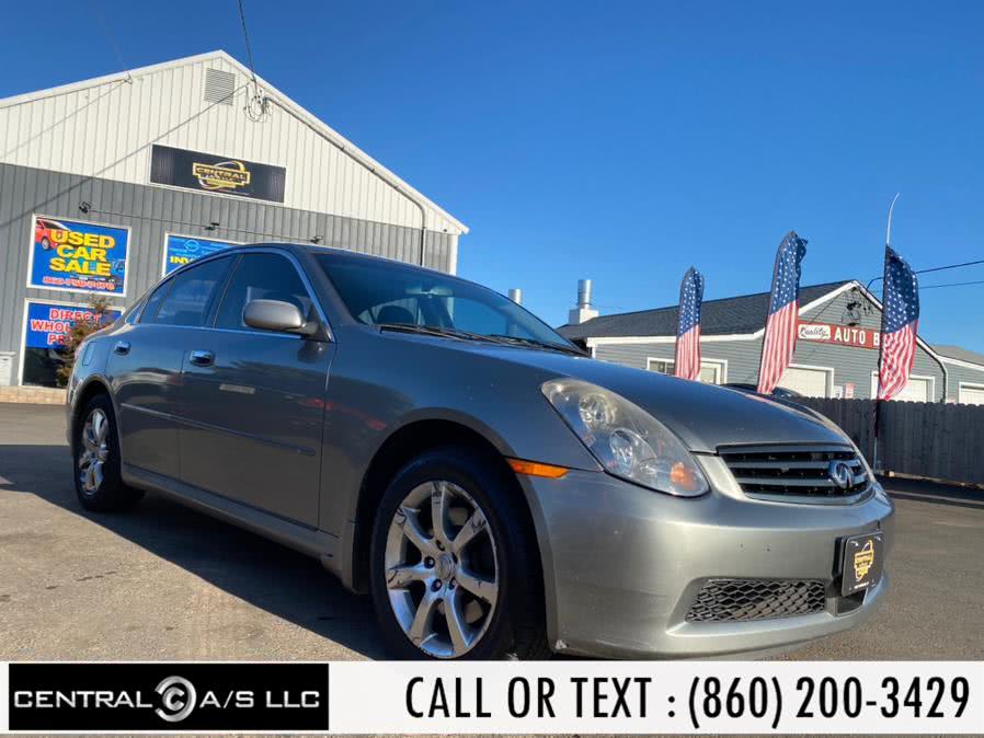 2006 Infiniti G35 Sedan G35x 4dr Sdn AWD Auto, available for sale in East Windsor, Connecticut | Central A/S LLC. East Windsor, Connecticut