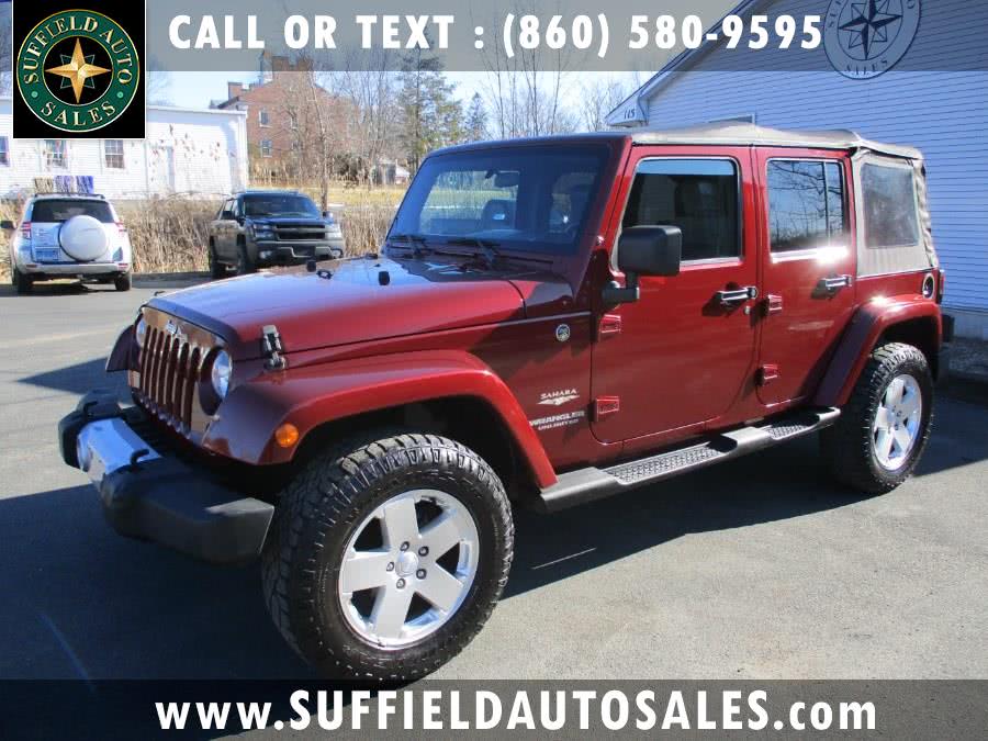 2010 Jeep Wrangler Unlimited 4WD 4dr Sahara, available for sale in Suffield, Connecticut | Suffield Auto LLC. Suffield, Connecticut