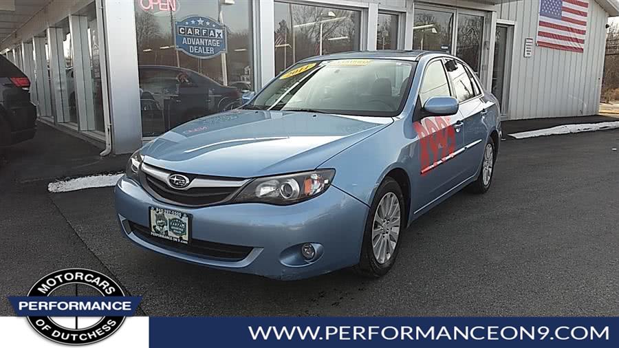 2011 Subaru Impreza Sedan 4dr Auto 2.5i Premium w/Pwr Moonroof Value Pkg, available for sale in Wappingers Falls, New York | Performance Motor Cars. Wappingers Falls, New York