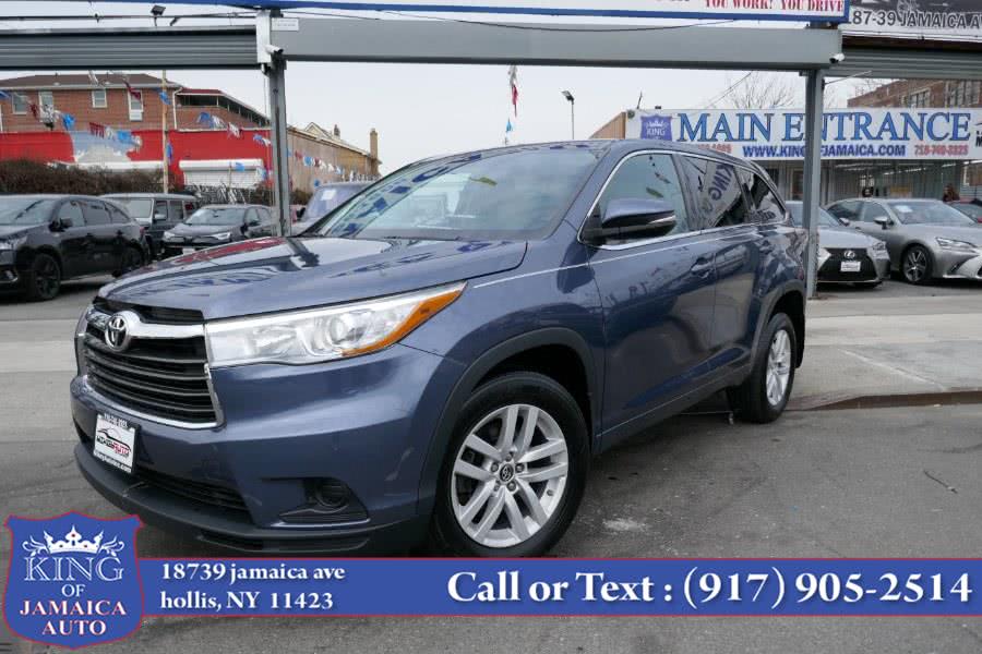 2016 Toyota Highlander AWD 4dr V6 LE Plus (Natl), available for sale in Hollis, New York | King of Jamaica Auto Inc. Hollis, New York