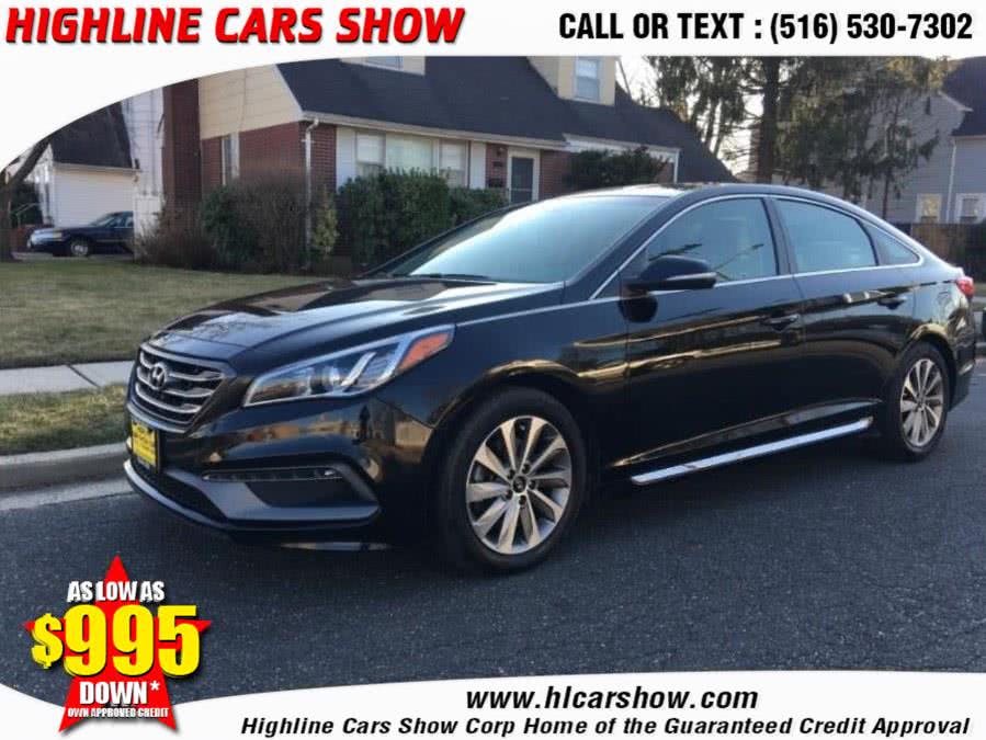 2015 Hyundai Sonata 4dr Sdn 2.4L Sport, available for sale in West Hempstead, New York | Highline Cars Show Corp. West Hempstead, New York
