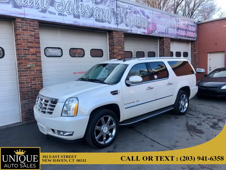 2007 Cadillac Escalade ESV AWD 4dr, available for sale in New Haven, Connecticut | Unique Auto Sales LLC. New Haven, Connecticut