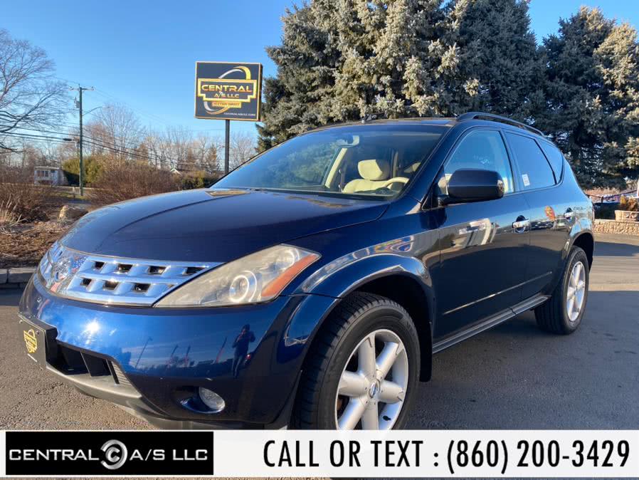 2005 Nissan Murano 4dr SL AWD V6, available for sale in East Windsor, Connecticut | Central A/S LLC. East Windsor, Connecticut