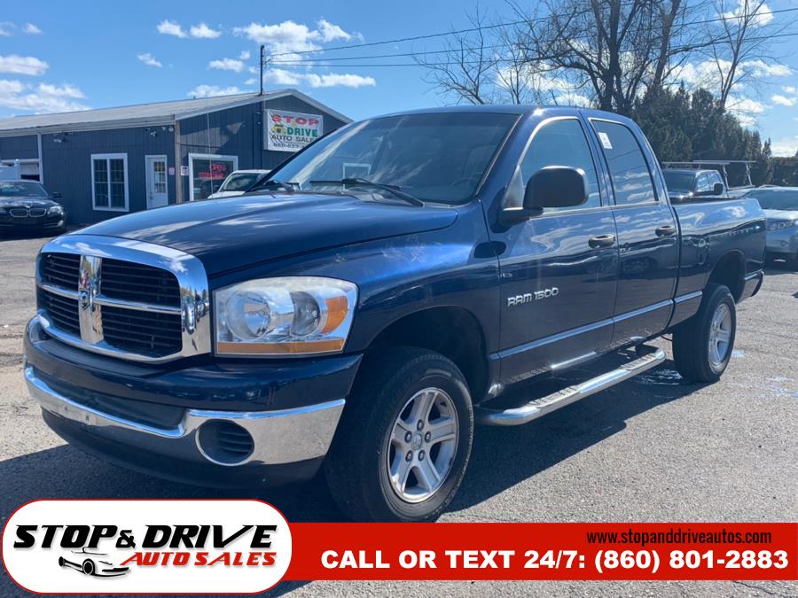 2006 Dodge Ram 1500 4dr Quad Cab 160.5 4WD SLT, available for sale in East Windsor, Connecticut | Stop & Drive Auto Sales. East Windsor, Connecticut