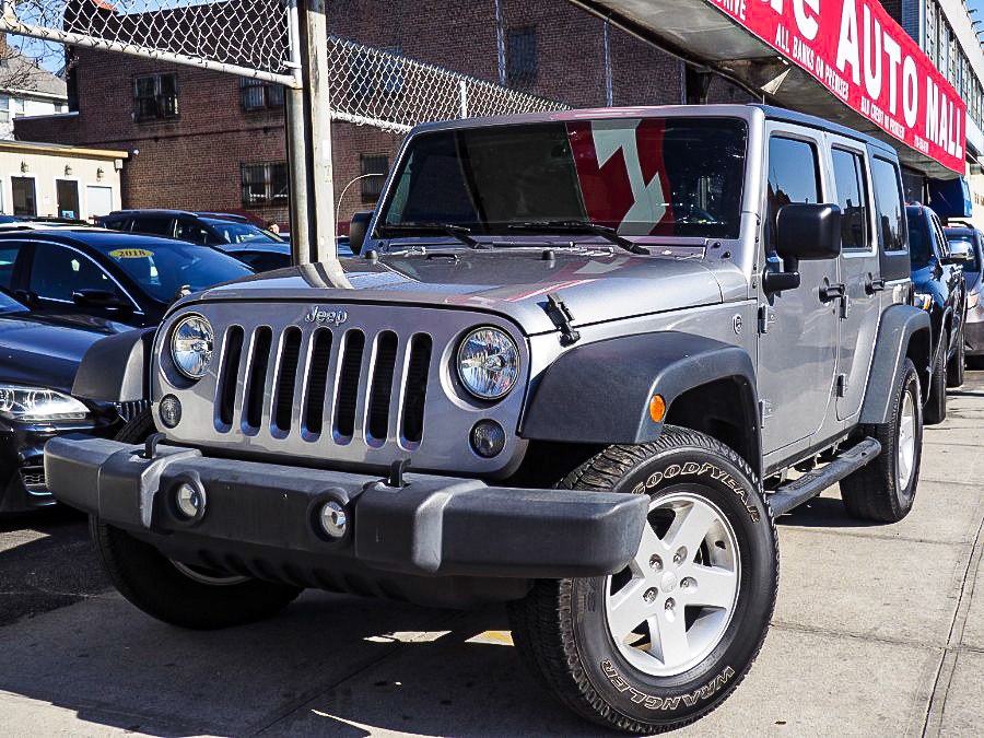 2017 Jeep Wrangler Unlimited Sport 4x4, available for sale in Jamaica, New York | Hillside Auto Mall Inc.. Jamaica, New York