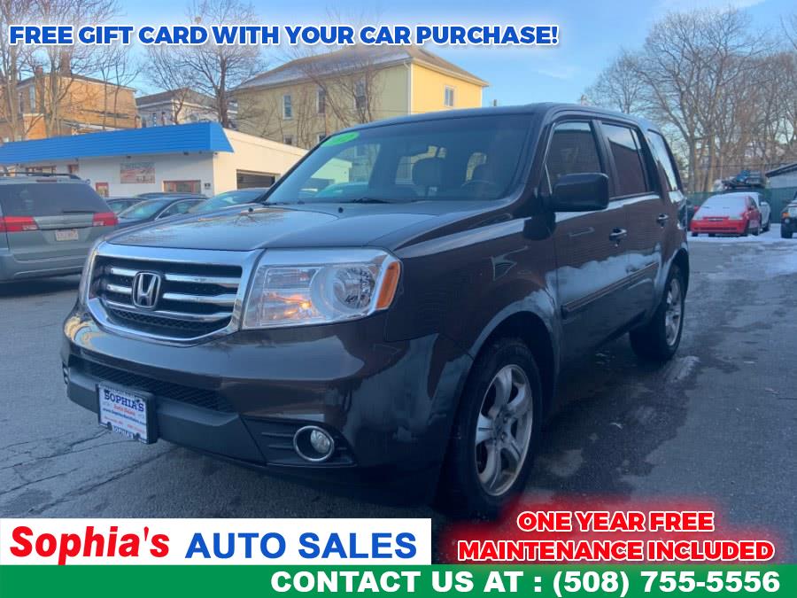 2012 Honda Pilot 4WD 4dr EX-L w/RES, available for sale in Worcester, Massachusetts | Sophia's Auto Sales Inc. Worcester, Massachusetts