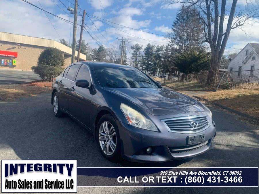 2010 Infiniti G37 Sedan 4dr x AWD, available for sale in Bloomfield, Connecticut | Integrity Auto Sales and Service LLC. Bloomfield, Connecticut