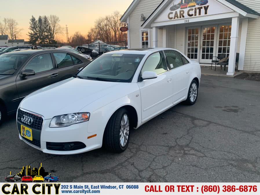 2008 Audi A4 4dr Sdn Auto 2.0T quattro, available for sale in East Windsor, Connecticut | Car City LLC. East Windsor, Connecticut