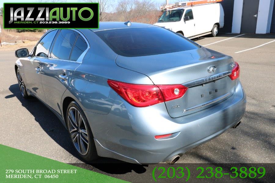 2014 INFINITI Q50 4dr Sdn Hybrid Sport AWD, available for sale in Meriden, Connecticut | Jazzi Auto Sales LLC. Meriden, Connecticut 2014 INFINITI Q50 4dr Sdn Hybrid Sport AWD, available for sale in Meriden, Connecticut | Jazzi Auto Sales LLC. Meriden, Connecticut