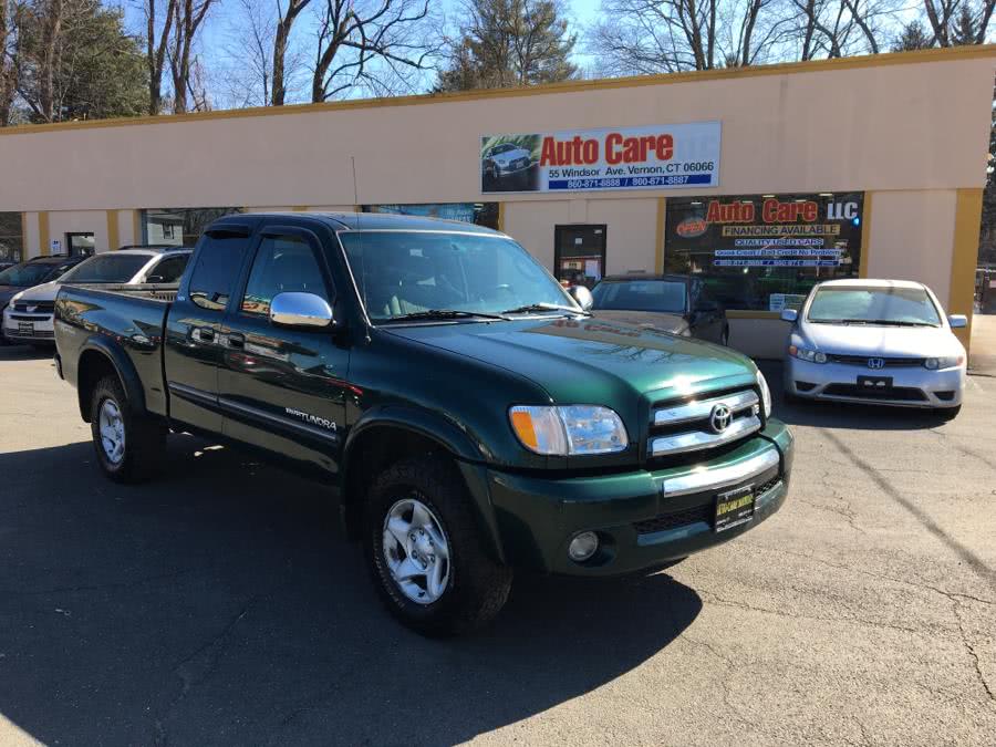 2003 Toyota Tundra AccessCab V8 SR5 4WD (Natl), available for sale in Vernon , Connecticut | Auto Care Motors. Vernon , Connecticut