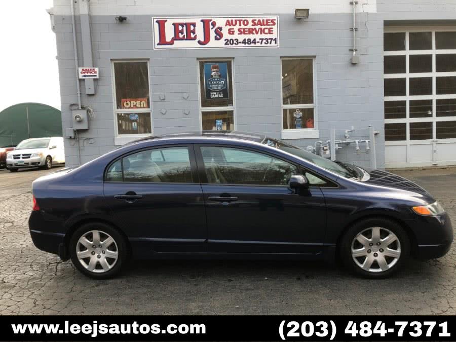 2007 Honda Civic Sdn 4dr AT LX, available for sale in North Branford, Connecticut | LeeJ's Auto Sales & Service. North Branford, Connecticut