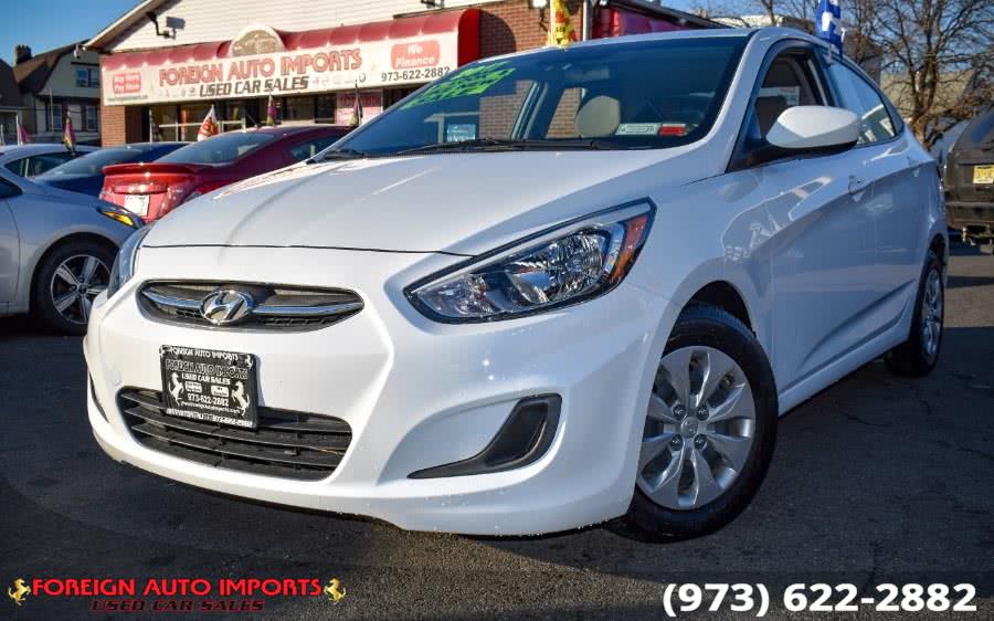 2017 Hyundai Accent SE Sedan Auto, available for sale in Irvington, New Jersey | Foreign Auto Imports. Irvington, New Jersey