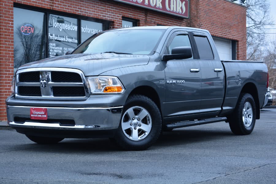 2011 Ram 1500 4WD Quad Cab 140.5" SLT, available for sale in ENFIELD, Connecticut | Longmeadow Motor Cars. ENFIELD, Connecticut