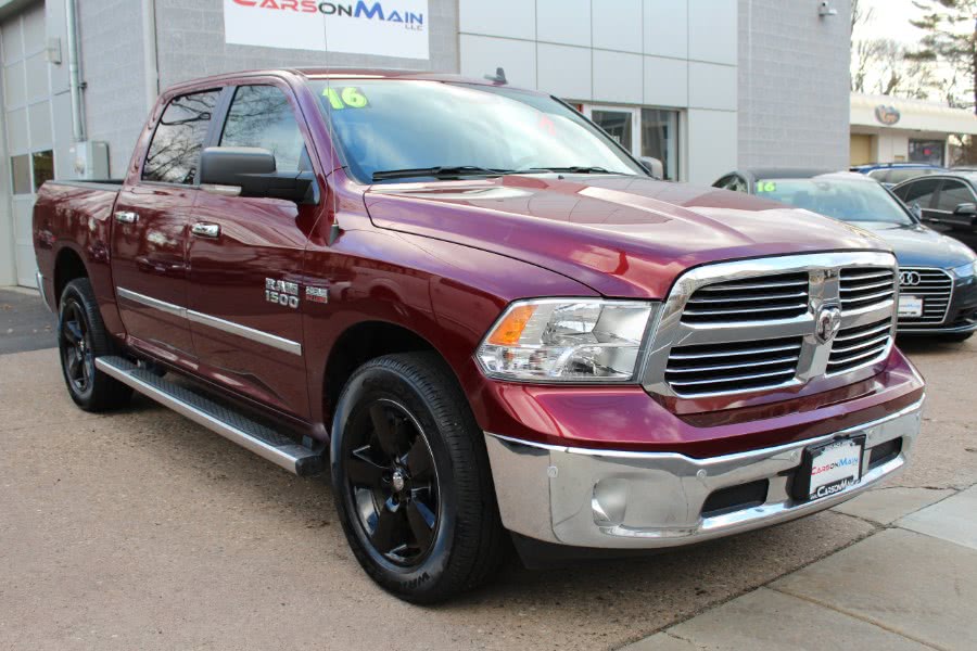 2016 Ram 1500 4WD Crew Cab 140.5" Big Horn, available for sale in Manchester, Connecticut | Carsonmain LLC. Manchester, Connecticut