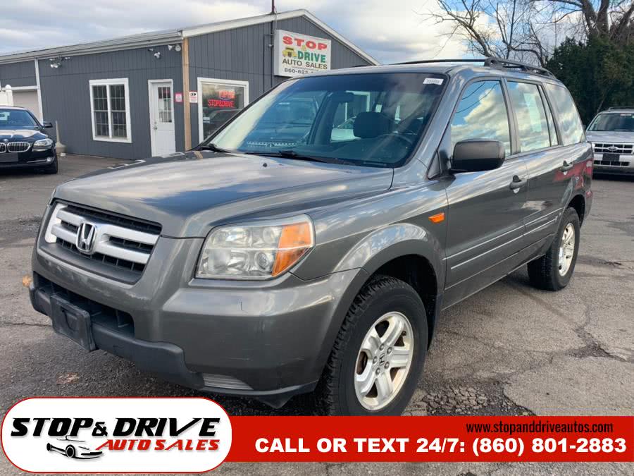 2007 Honda Pilot 4WD 4dr LX, available for sale in East Windsor, Connecticut | Stop & Drive Auto Sales. East Windsor, Connecticut