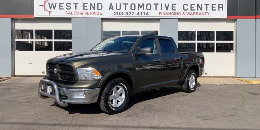 2012 Ram 1500 4WD Crew Cab 140.5" Outdoorsman, available for sale in Waterbury, Connecticut | West End Automotive Center. Waterbury, Connecticut