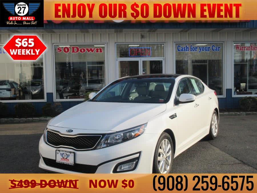2015 Kia Optima 4dr Sdn EX, available for sale in Linden, New Jersey | Route 27 Auto Mall. Linden, New Jersey