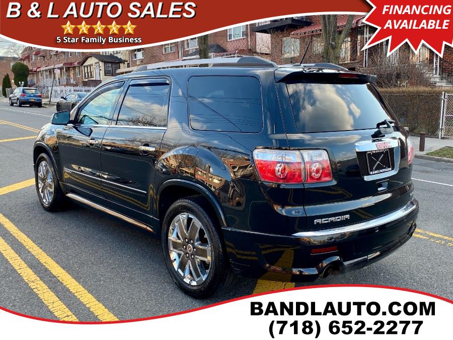 2012 GMC Acadia AWD 4dr Denali, available for sale in Bronx, New York | B & L Auto Sales LLC. Bronx, New York 2012 GMC Acadia AWD 4dr Denali, available for sale in Bronx, New York | B & L Auto Sales LLC. Bronx, New York