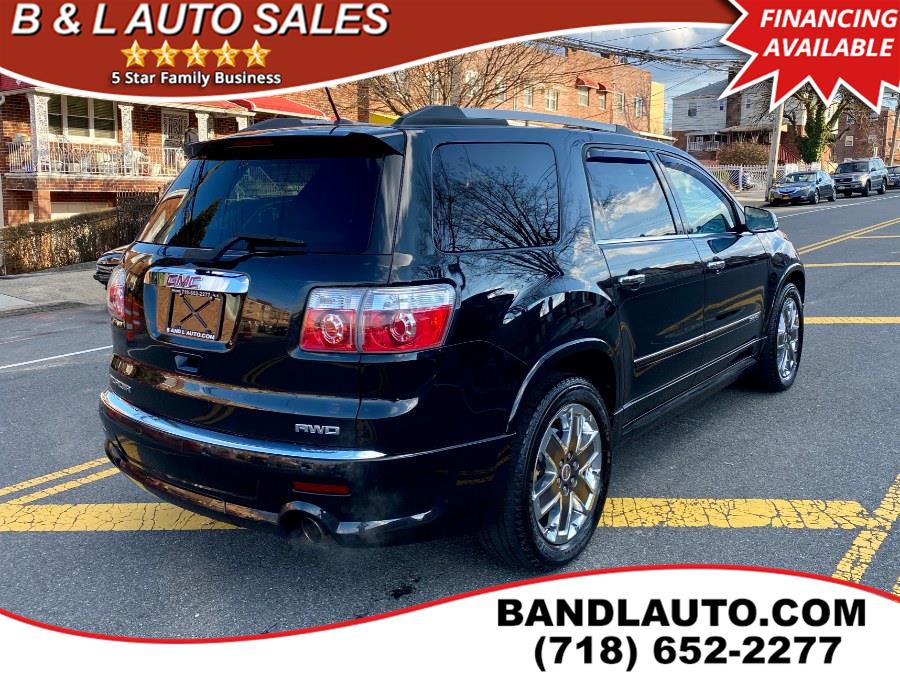 2012 GMC Acadia AWD 4dr Denali, available for sale in Bronx, New York | B & L Auto Sales LLC. Bronx, New York 2012 GMC Acadia AWD 4dr Denali, available for sale in Bronx, New York | B & L Auto Sales LLC. Bronx, New York