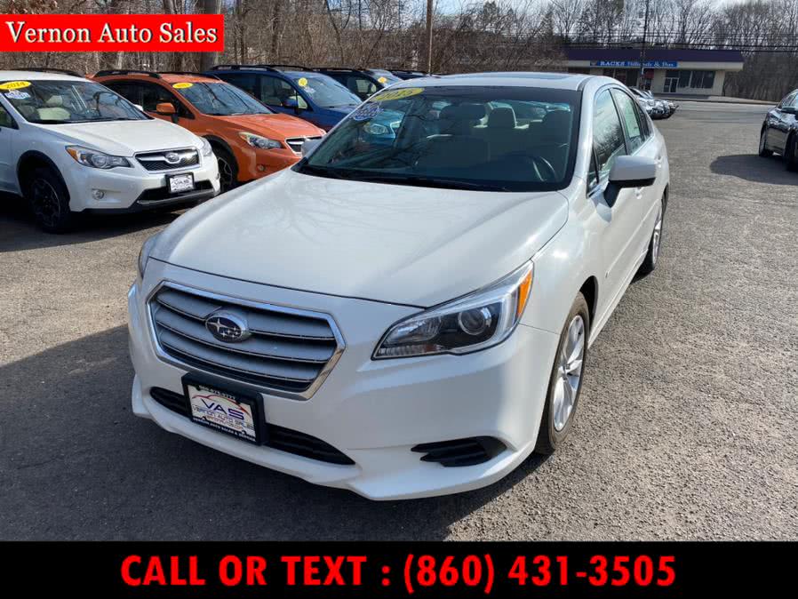 2015 Subaru Legacy 4dr Sdn 2.5i Premium PZEV, available for sale in Manchester, Connecticut | Vernon Auto Sale & Service. Manchester, Connecticut