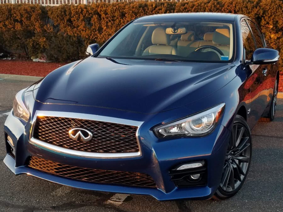 2016 INFINITI Q50S 3.0t Red Sport 400HP AWD w/Leather,Navigation,Back-up Camera, available for sale in Queens, NY