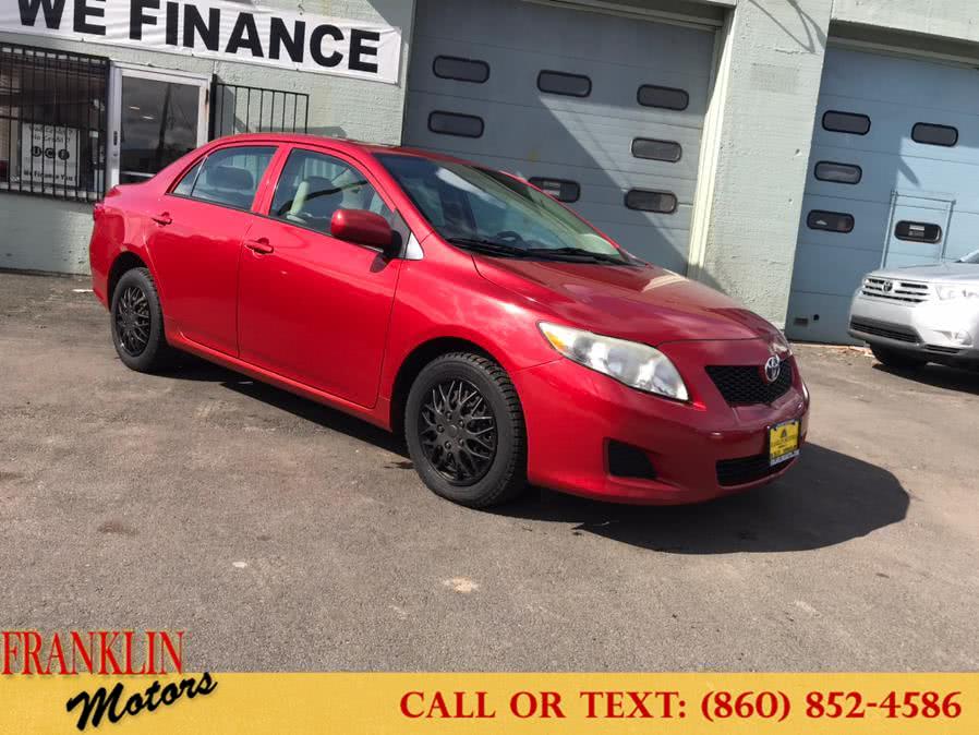 2009 Toyota Corolla 4dr Sdn Auto LE (Natl), available for sale in Hartford, Connecticut | Franklin Motors Auto Sales LLC. Hartford, Connecticut