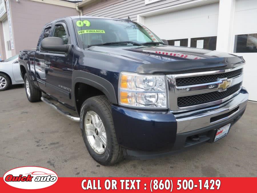 2009 Chevrolet Silverado 1500 4WD Ext Cab 143.5" LT, available for sale in Bristol, Connecticut | Quick Auto LLC. Bristol, Connecticut