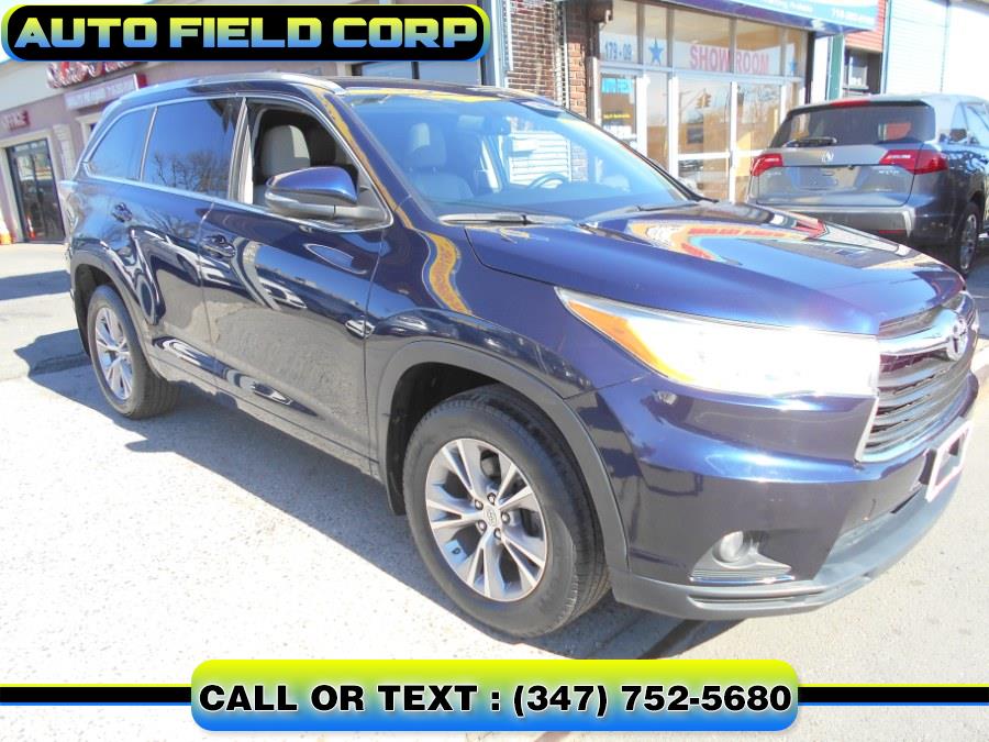Used Toyota Highlander AWD 4dr V6 XLE (Natl) 2015 | Auto Field Corp. Jamaica, New York Used Toyota Highlander AWD 4dr V6 XLE (Natl) 2015 | Auto Field Corp. Jamaica, New York