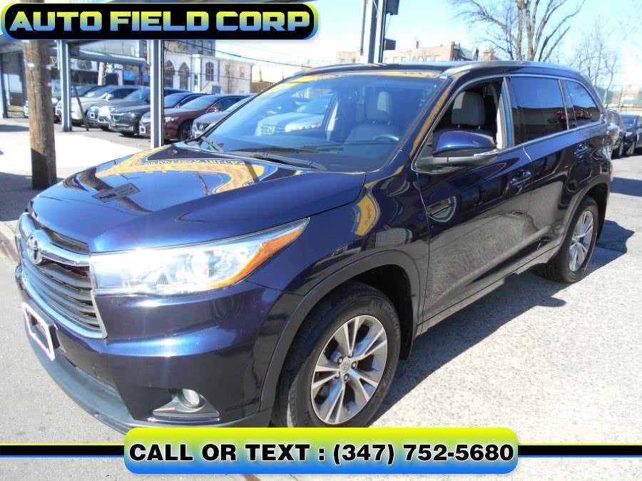 Used Toyota Highlander AWD 4dr V6 XLE (Natl) 2015 | Auto Field Corp. Jamaica, New York Used Toyota Highlander AWD 4dr V6 XLE (Natl) 2015 | Auto Field Corp. Jamaica, New York