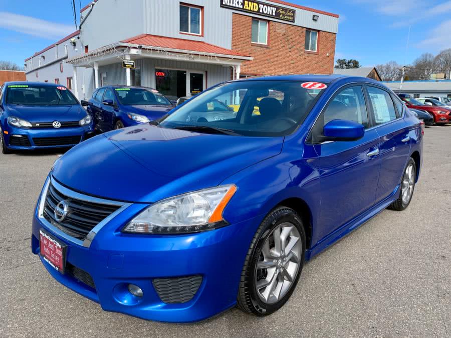 2013 Nissan Sentra 4dr Sdn I4 CVT SR, available for sale in South Windsor, Connecticut | Mike And Tony Auto Sales, Inc. South Windsor, Connecticut