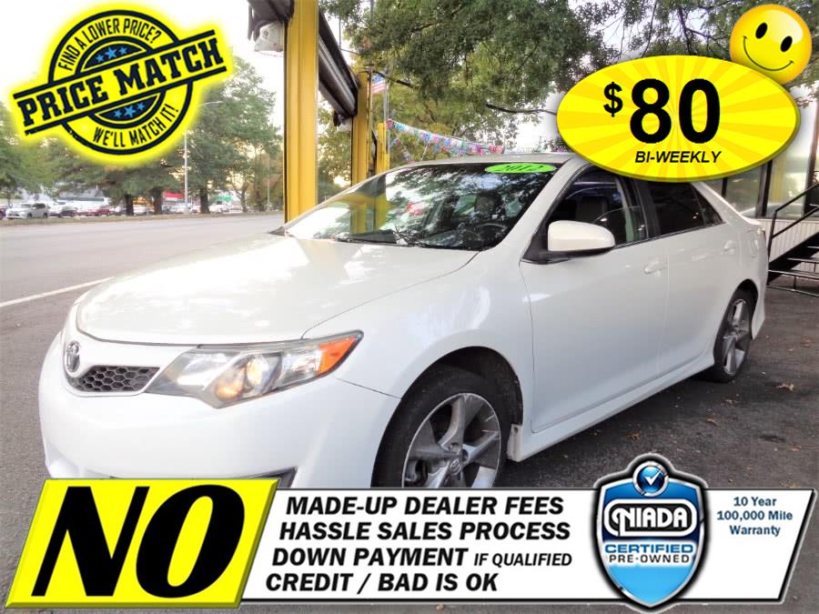 2012 Toyota Camry 4dr Sdn I4 Auto SE (Natl), available for sale in Rosedale, New York | Sunrise Auto Sales. Rosedale, New York