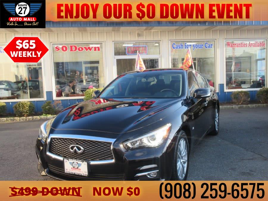 Used INFINITI Q50 4dr Sdn Premium AWD 2015 | Route 27 Auto Mall. Linden, New Jersey Used INFINITI Q50 4dr Sdn Premium AWD 2015 | Route 27 Auto Mall. Linden, New Jersey